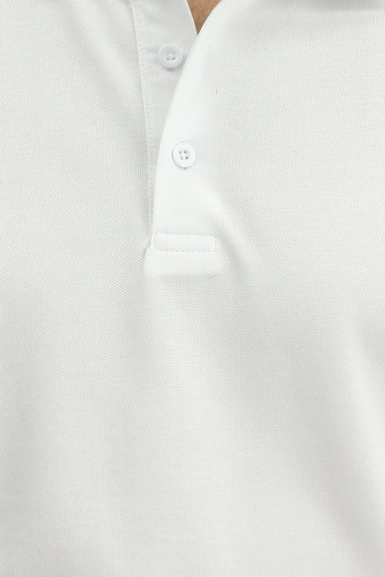 Beyaz Slim Fit Dar Kesim Nakışlı Pamuklu Polo Yaka Tişört - Image 5
