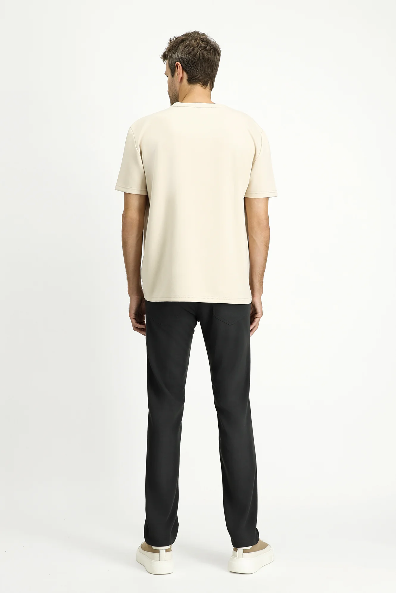 Koyu Antrasit 6 Drop Regular Fit Standart Kesim Kanvas / Chino Pantolon - Image 5