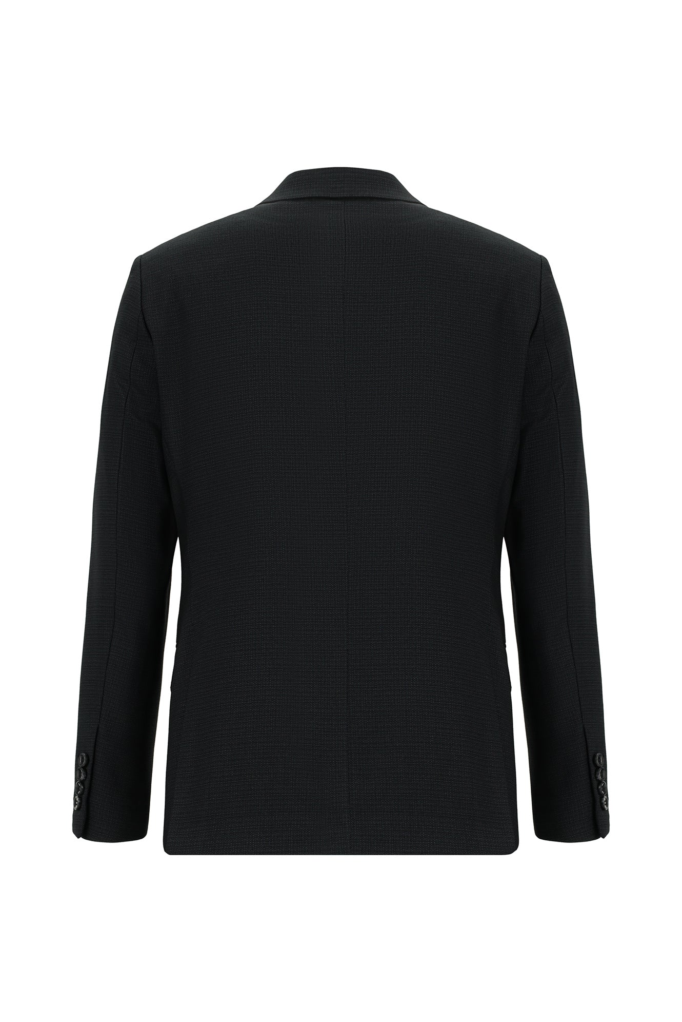 Koyu Antrasit 6 Drop Regular Fit Standart Kesim Desenli Takım Elbise - Image 3