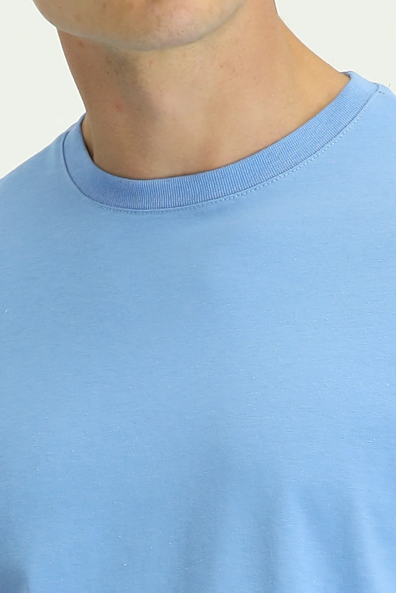Mavi Bisiklet Yaka Slim Fit %100 Pamuk Tişört - Image 5