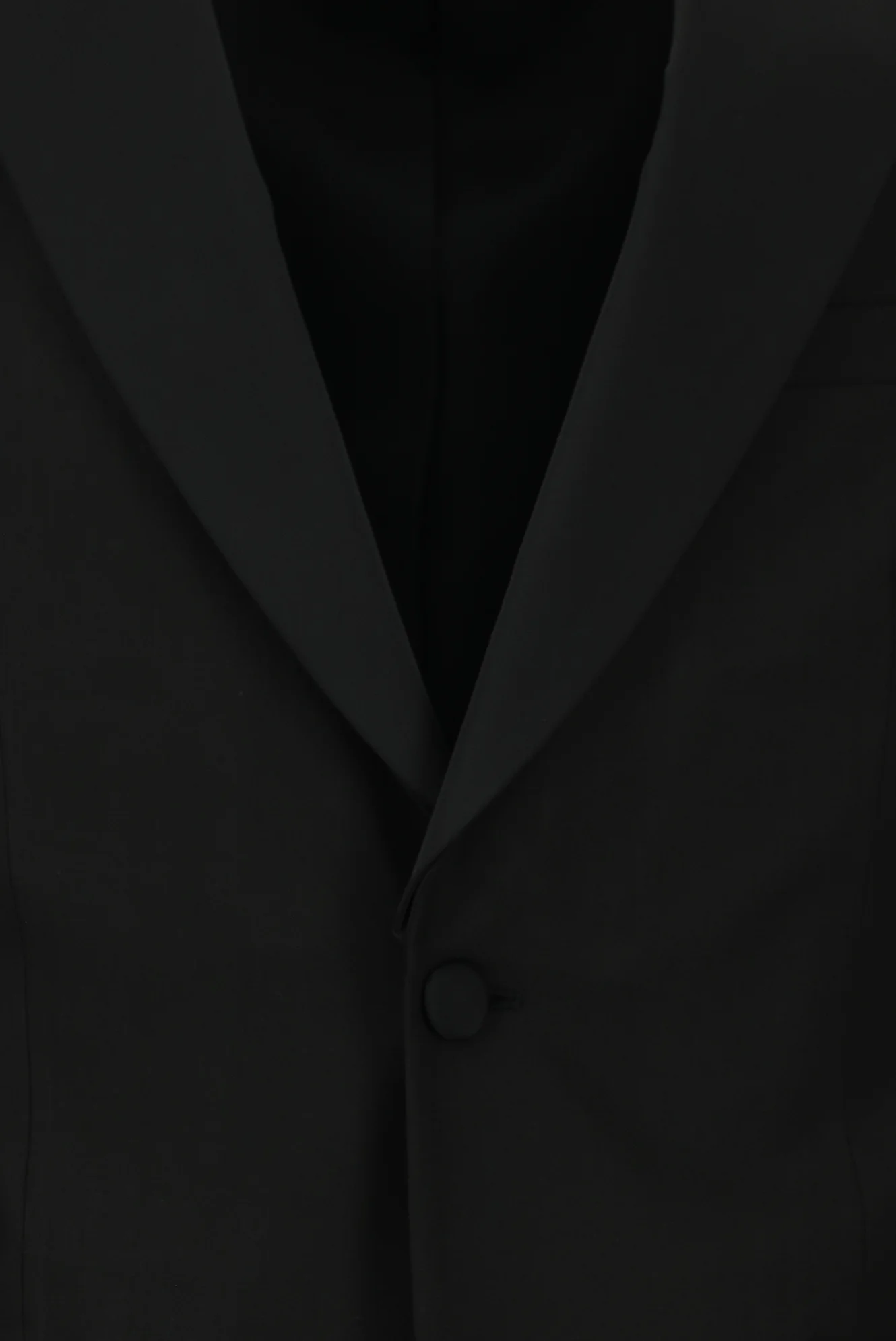 Siyah 7 Drop Slim Fit Dar Kesim Kırlangıç Yaka Smokin & Damatlık - Image 5