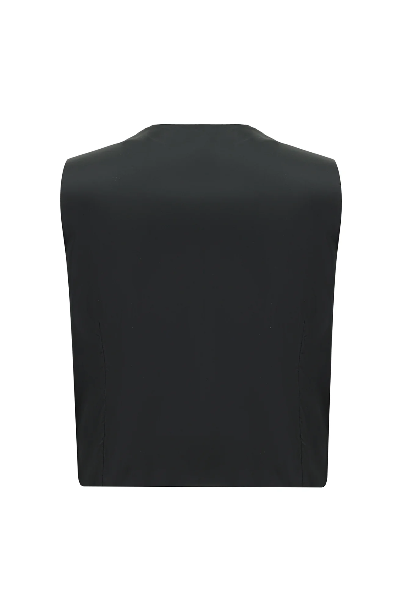 Siyah 7 Drop Super Slim Fit Eksra Dar Kesim Yelekli Takım Elbise - Image 8